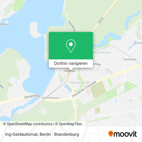 Ing-Geldautomat Karte