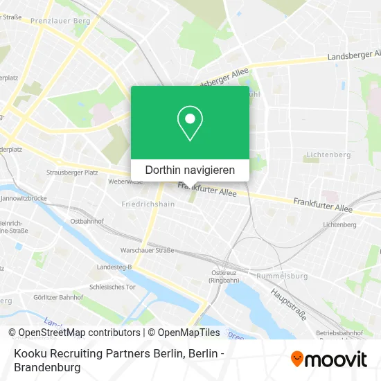 Kooku Recruiting Partners Berlin Karte