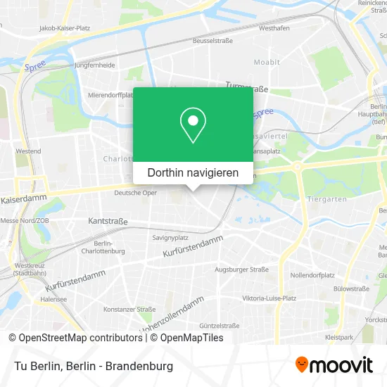 Tu Berlin Karte