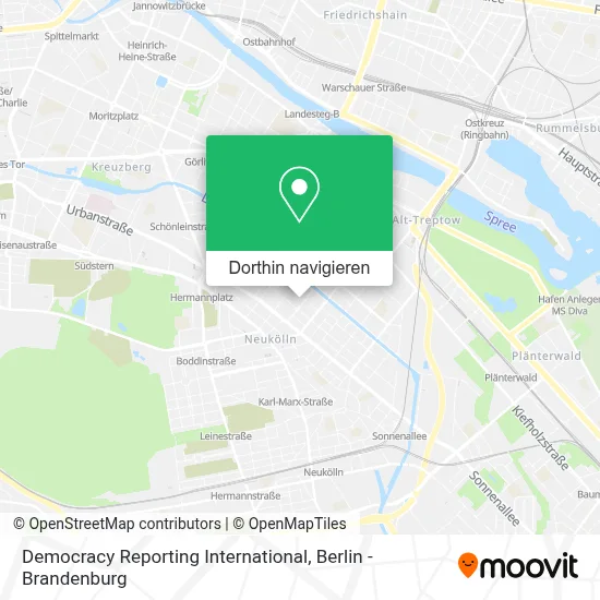 Democracy Reporting International Karte