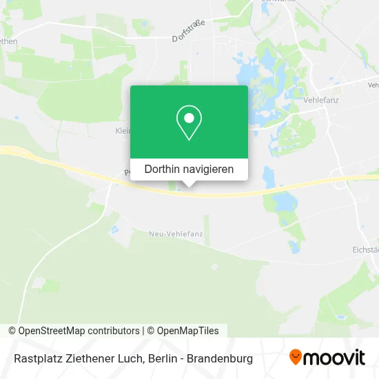 Rastplatz Ziethener Luch Karte