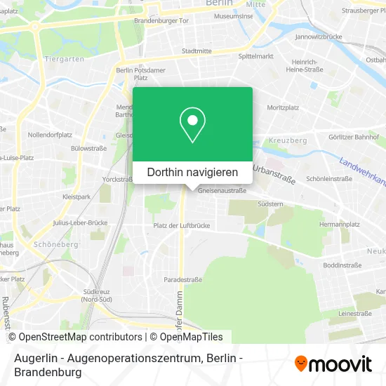 Augerlin - Augenoperationszentrum Karte