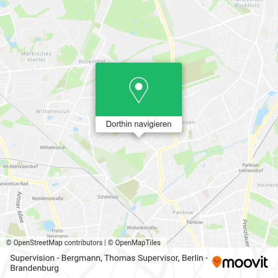 Supervision - Bergmann, Thomas Supervisor Karte