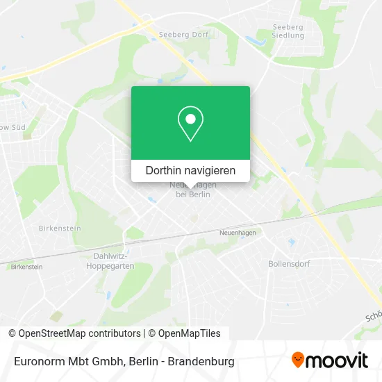 Euronorm Mbt Gmbh Karte