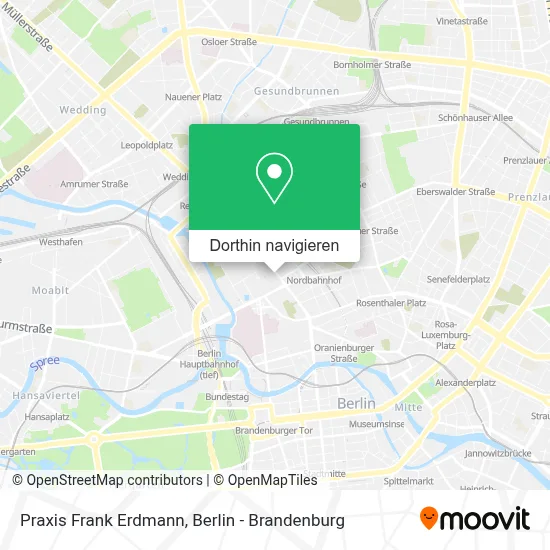 Praxis Frank Erdmann Karte
