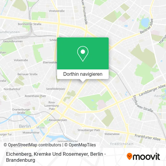 Eichenberg, Kremke Und Rosemeyer Karte