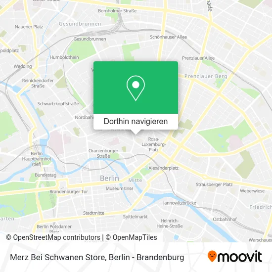 Merz Bei Schwanen Store Karte
