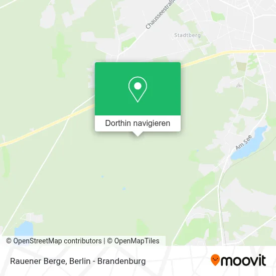 Rauener Berge Karte