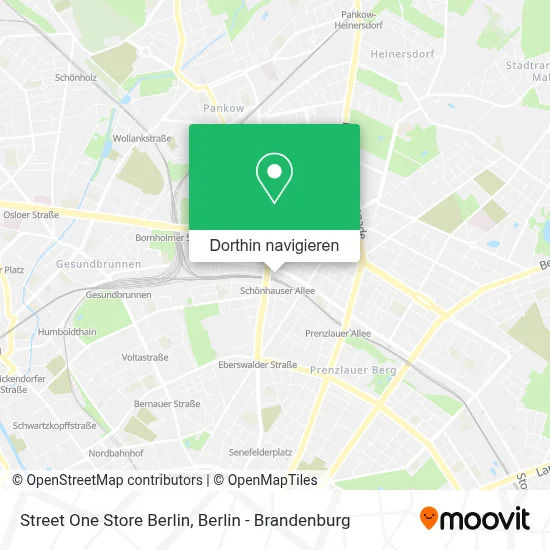 Street One Store Berlin Karte