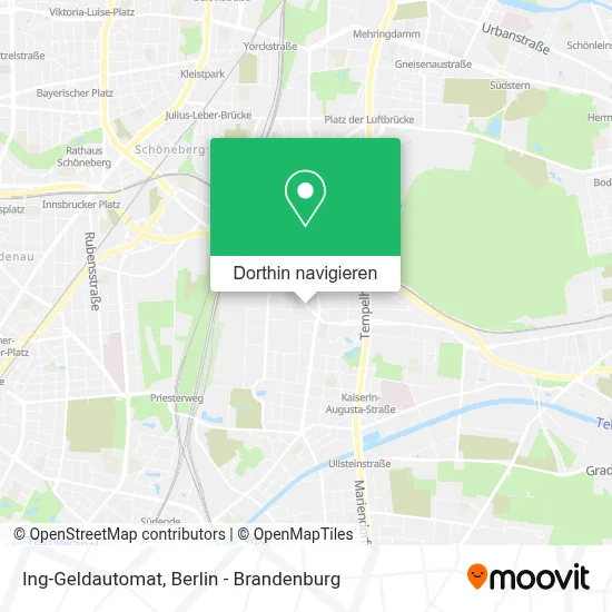 Ing-Geldautomat Karte