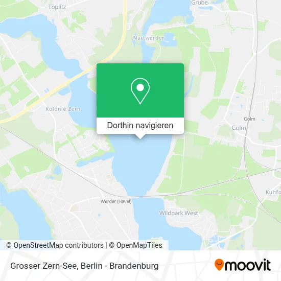 Grosser Zern-See Karte