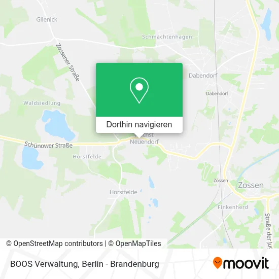 BOOS Verwaltung Karte