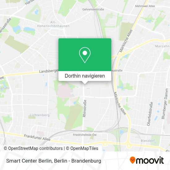 Smart Center Berlin Karte