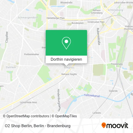 O2 Shop Berlin Karte