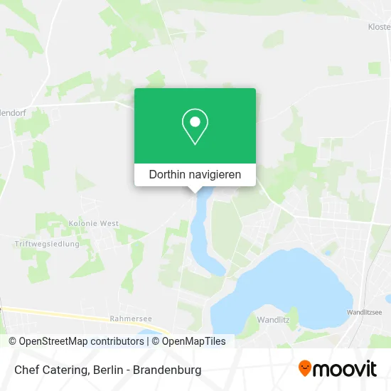 Chef Catering Karte