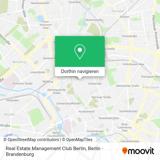 Real Estate Management Club Berlin Karte