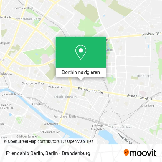 Friendship Berlin Karte
