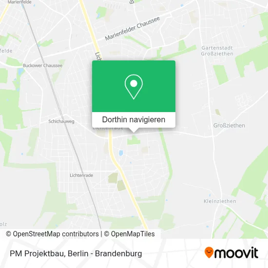 PM Projektbau Karte