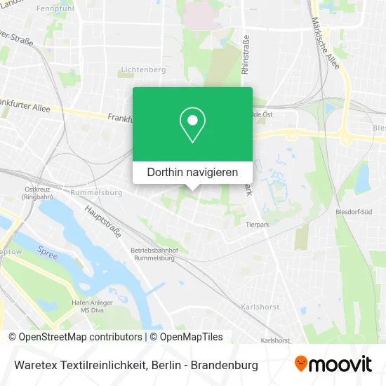 Waretex Textilreinlichkeit Karte