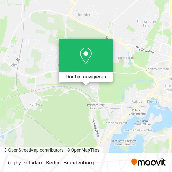 Rugby Potsdam Karte