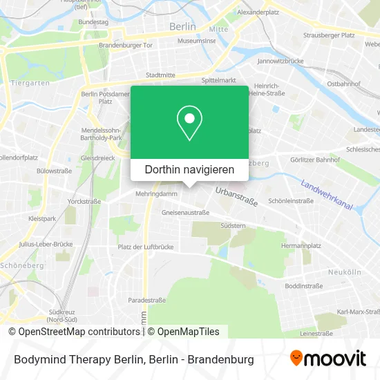 Bodymind Therapy Berlin Karte