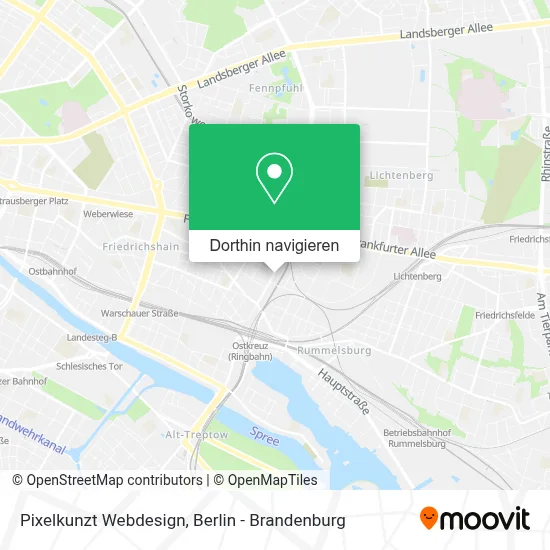 Pixelkunzt Webdesign Karte
