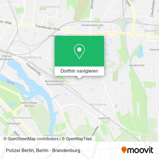 Polizei Berlin Karte