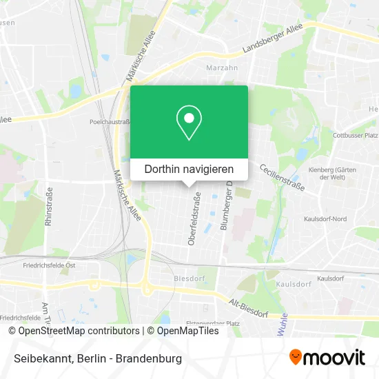 Seibekannt Karte