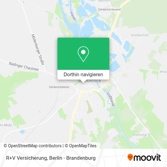 R+V Versicherung Karte