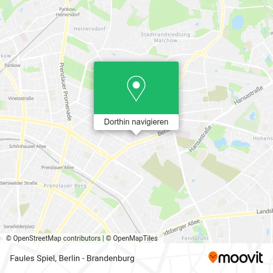 Faules Spiel Karte