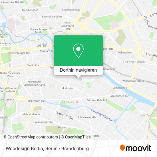 Webdesign Berlin Karte