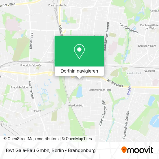 Bwt Gala-Bau Gmbh Karte
