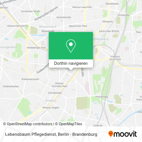 Lebensbaum Pflegedienst Karte