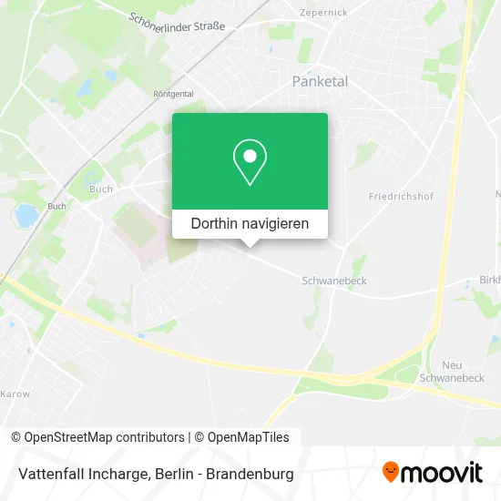 Vattenfall Incharge Karte
