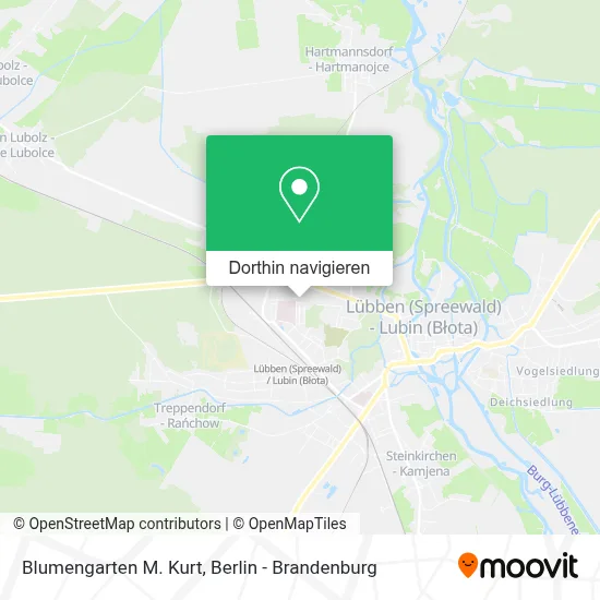 Blumengarten M. Kurt Karte