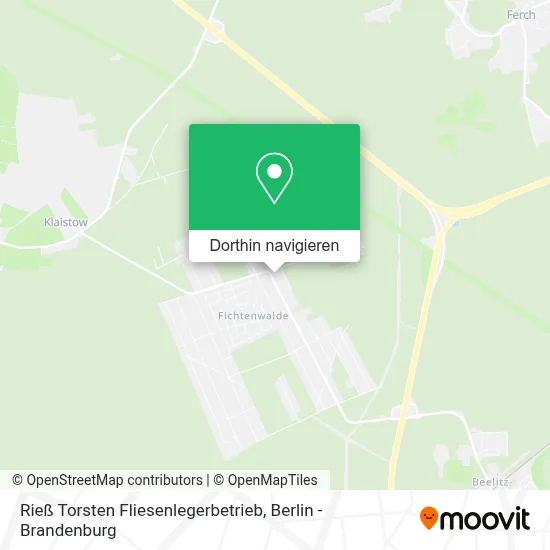 Rieß Torsten Fliesenlegerbetrieb Karte