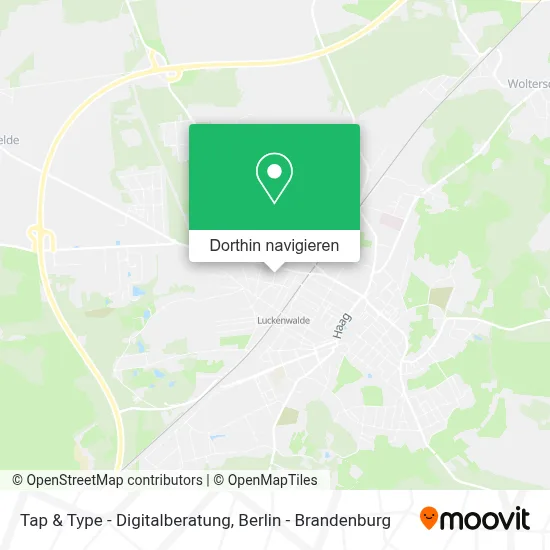 Tap & Type - Digitalberatung Karte