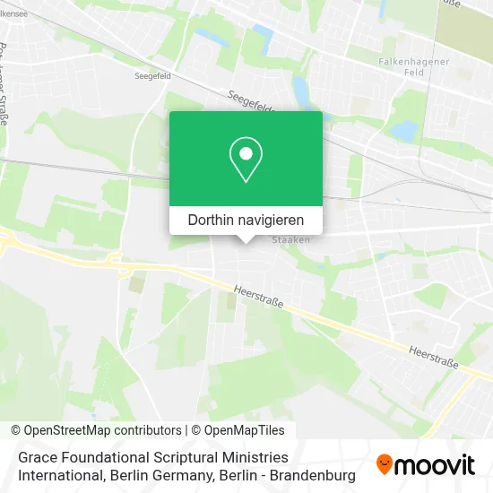 Grace Foundational Scriptural Ministries International, Berlin Germany Karte