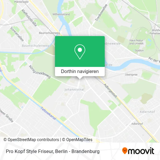 Pro Kopf Style Friseur Karte