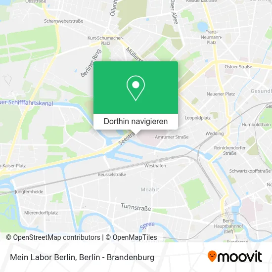 Mein Labor Berlin Karte