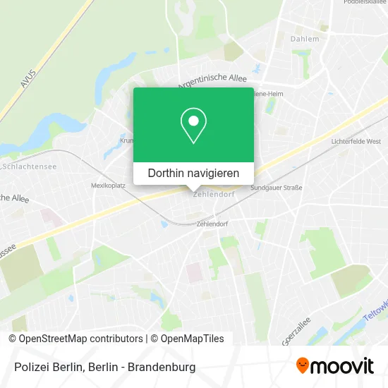 Polizei Berlin Karte