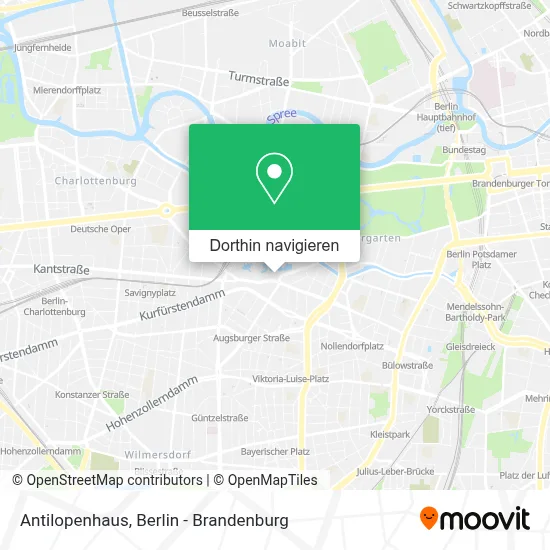 Antilopenhaus Karte