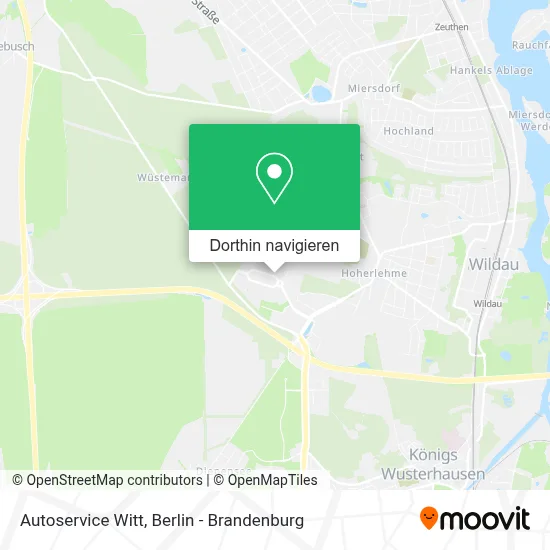 Autoservice Witt Karte