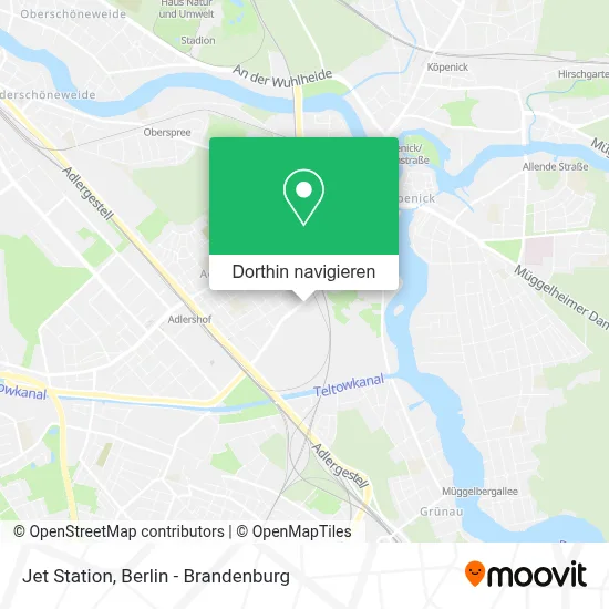 Jet Station Karte