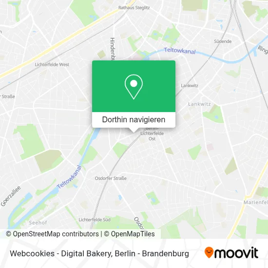 Webcookies - Digital Bakery Karte