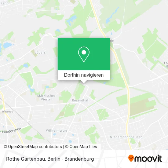 Rothe Gartenbau Karte