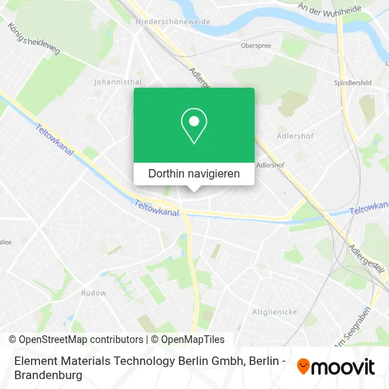 Element Materials Technology Berlin Gmbh Karte
