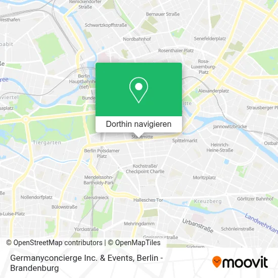 Germanyconcierge Inc. & Events Karte