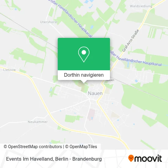 Events Im Havelland Karte