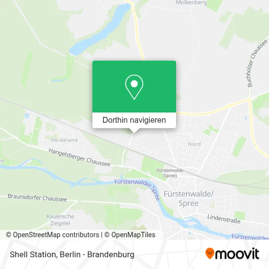 Shell Station Karte